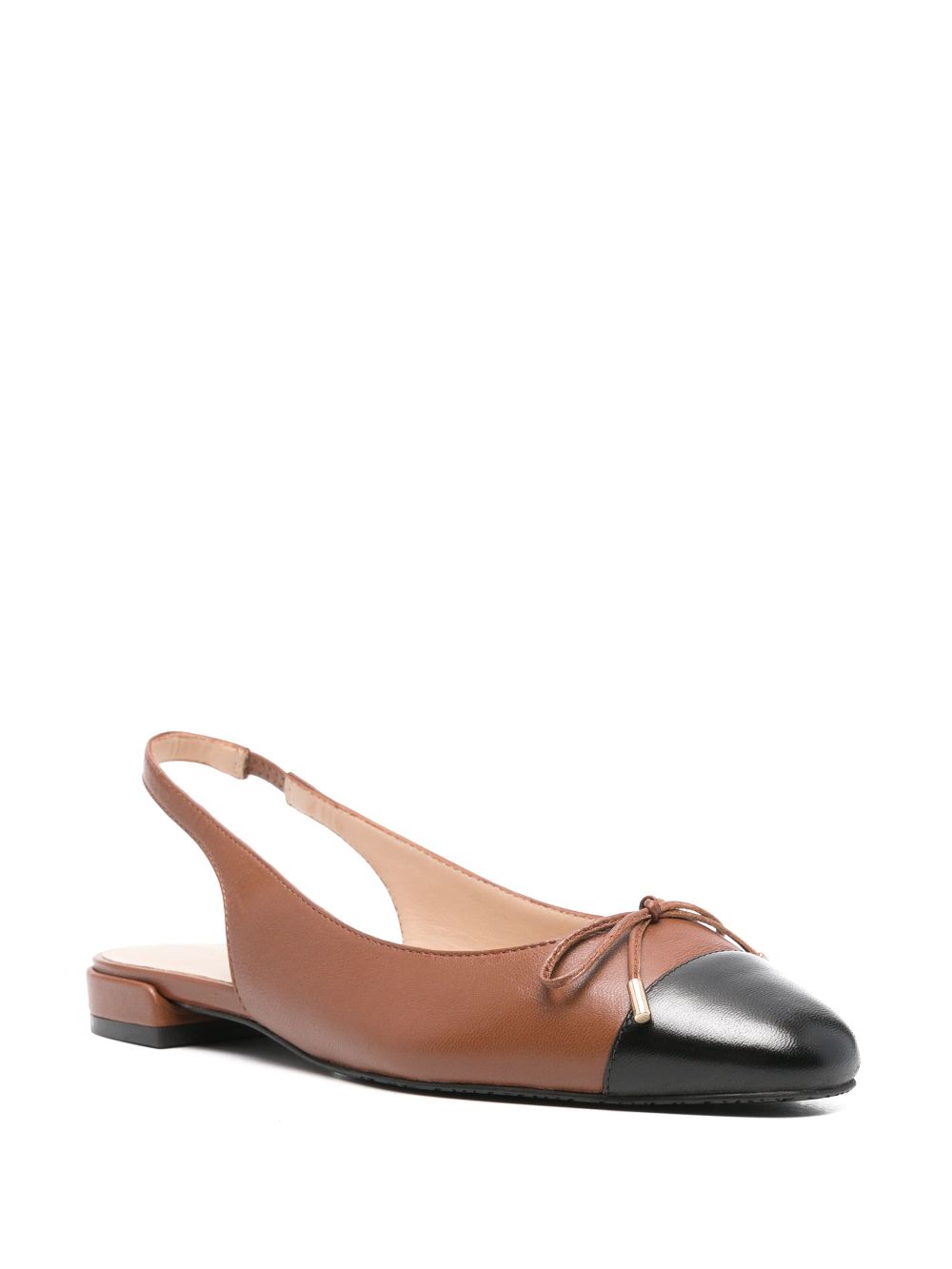 Stuart Weitzman Sleek Bow ballerina's - Bruin