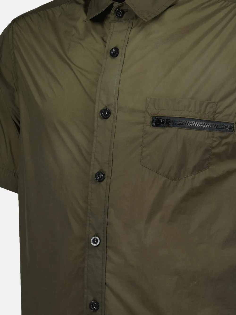 sacai Overhemd met korte mouwen Groen