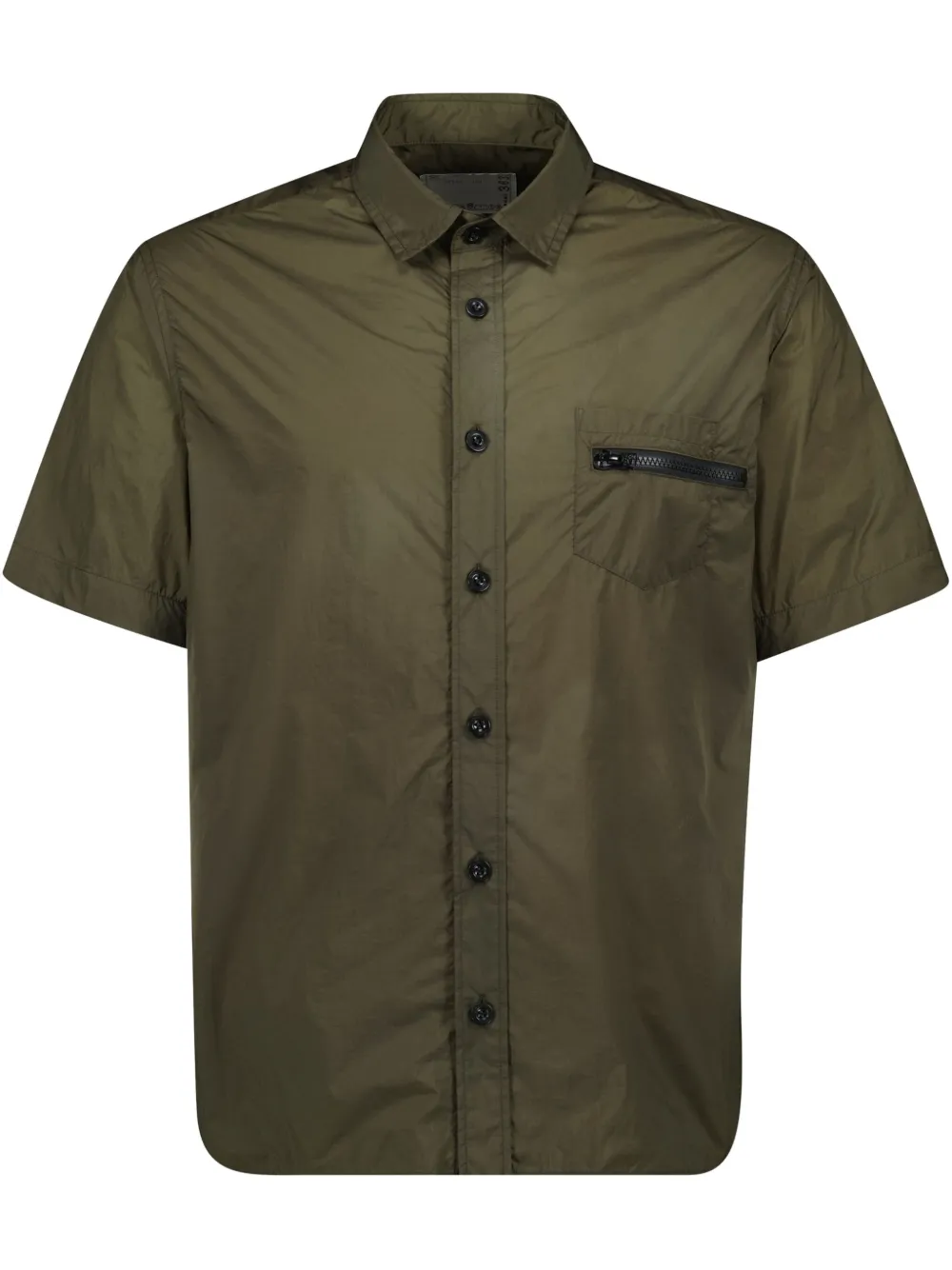 sacai short sleeve shirt | Green | Image 1