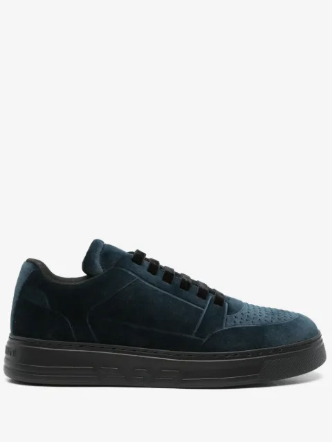 Emporio Armani velvet sneakers