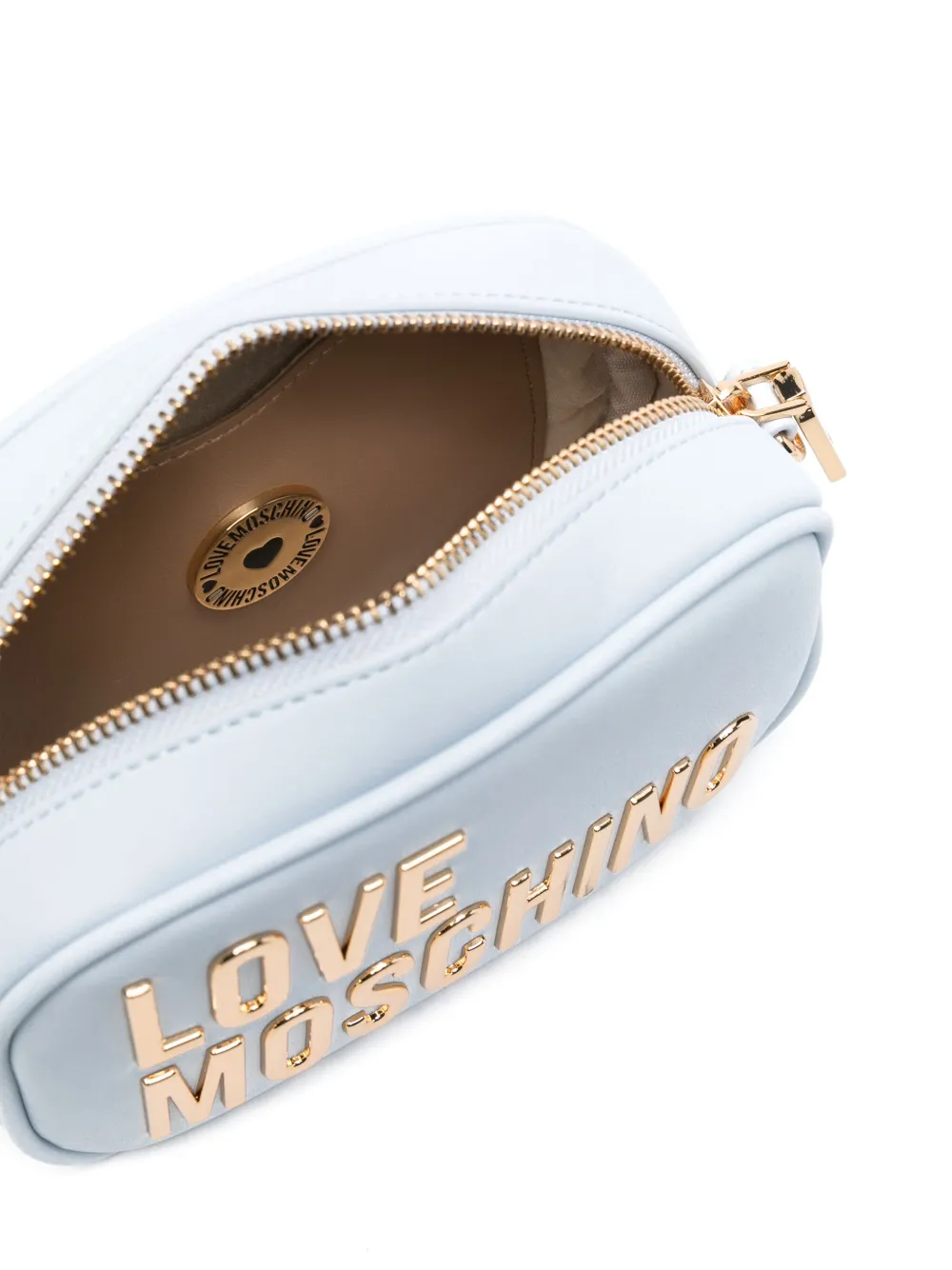 Love Moschino Crossbodytas met logo Blauw