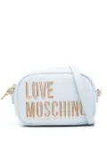 Love Moschino logo-lettering cross body bag - Blue