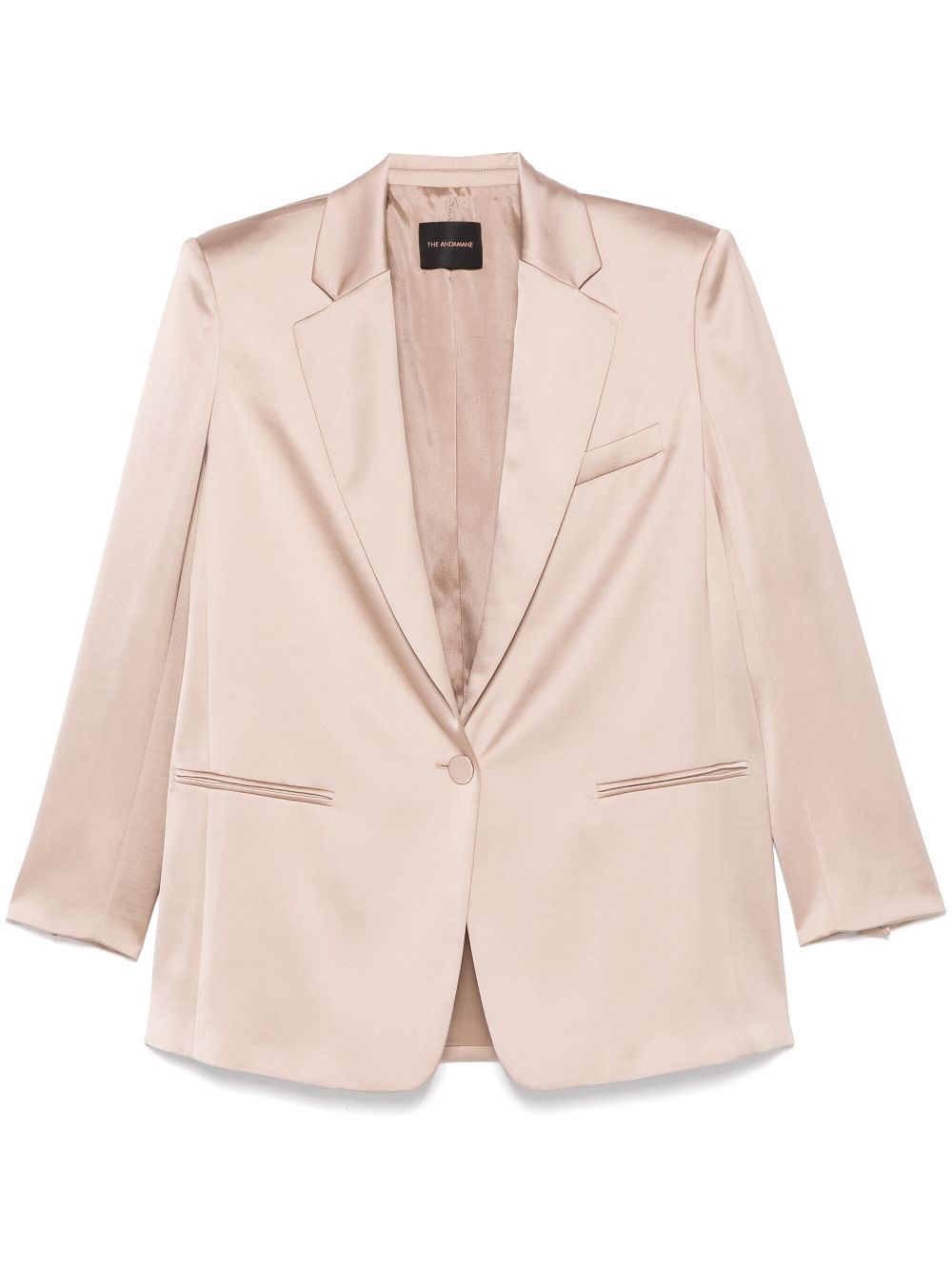 satined blazer