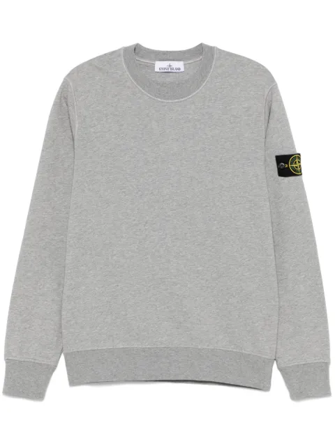 Stone Island jersey-texture sweatshirt