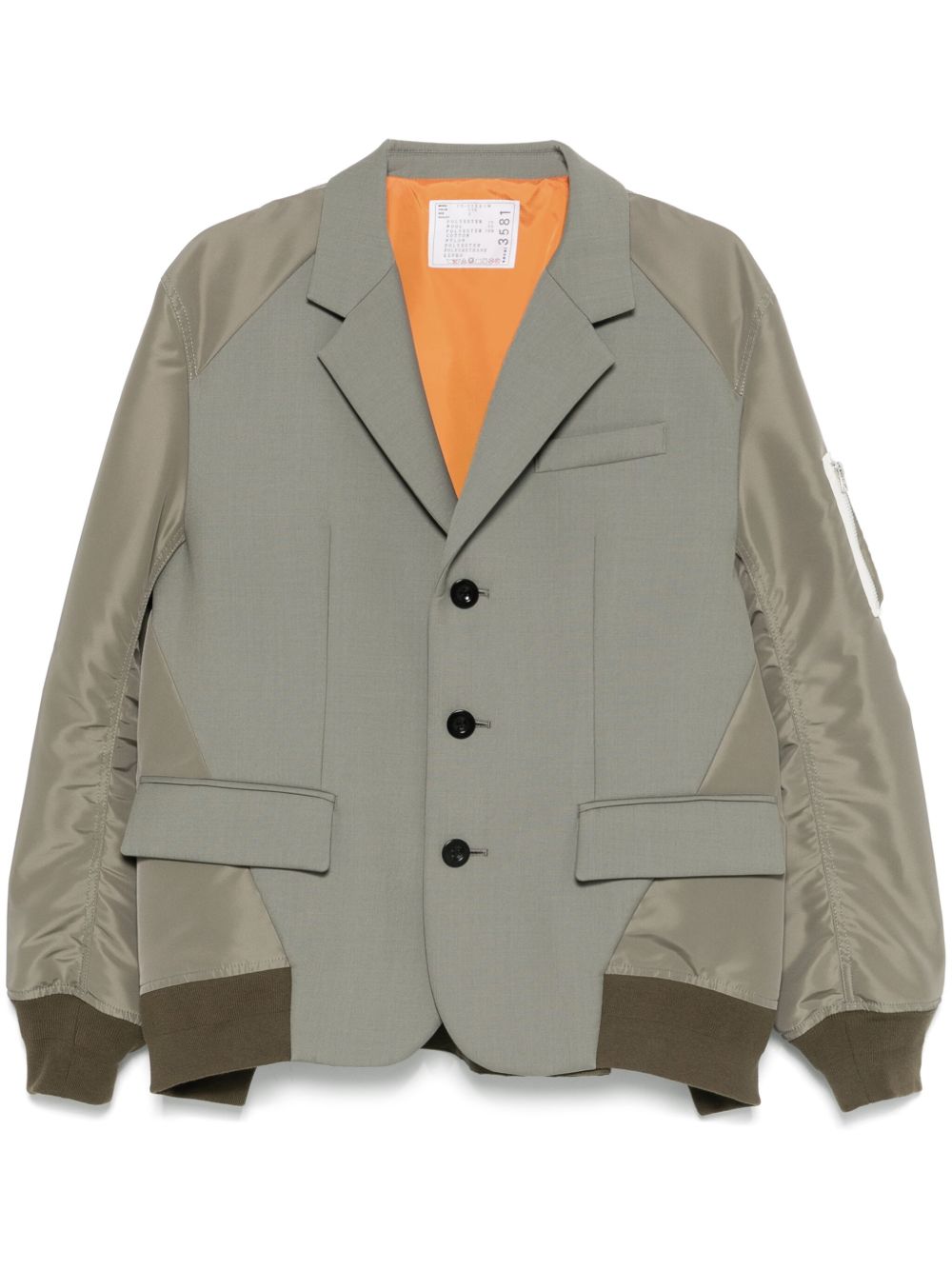 SACAI PANELLED BLAZER