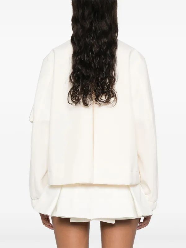 sacai Suiting Bonding Blouson Black | HAVEN