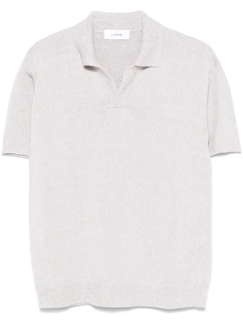 Lardini knitted polo shirt 