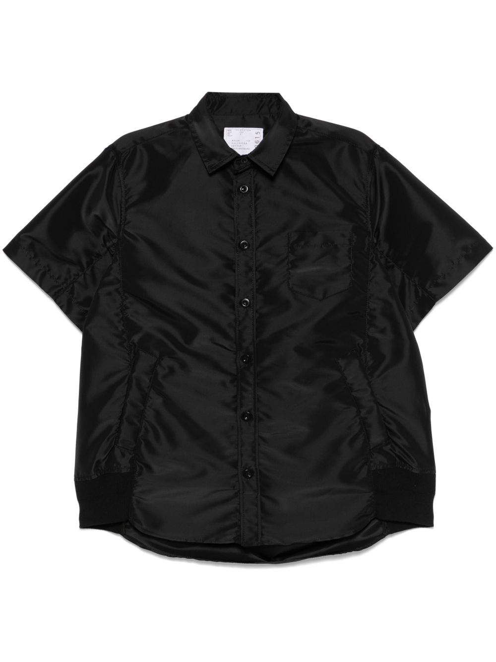 sacai short-sleeve shirt - Black