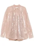 Giuseppe Di Morabito sequin-embellished shirt - Neutrals