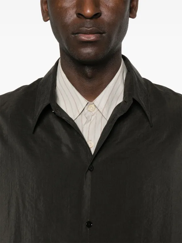 LEMAIRE Twisted Shirt | Brown | FARFETCH