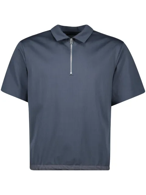 sacai jersey polo shirt