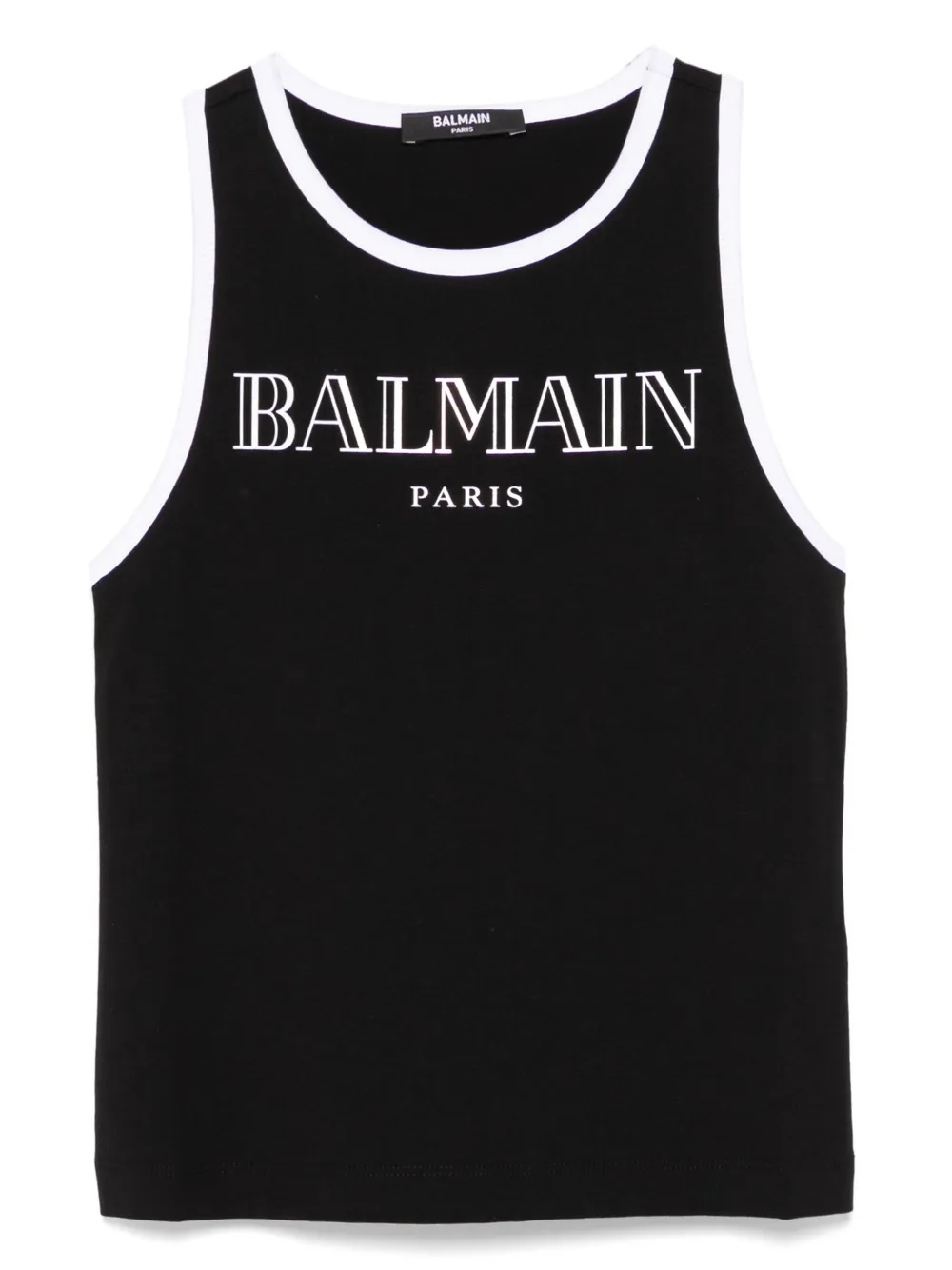Image 1 of Balmain Kids 로고 프린트 탱크 탑