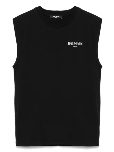 Balmain Kids logo-print vest
