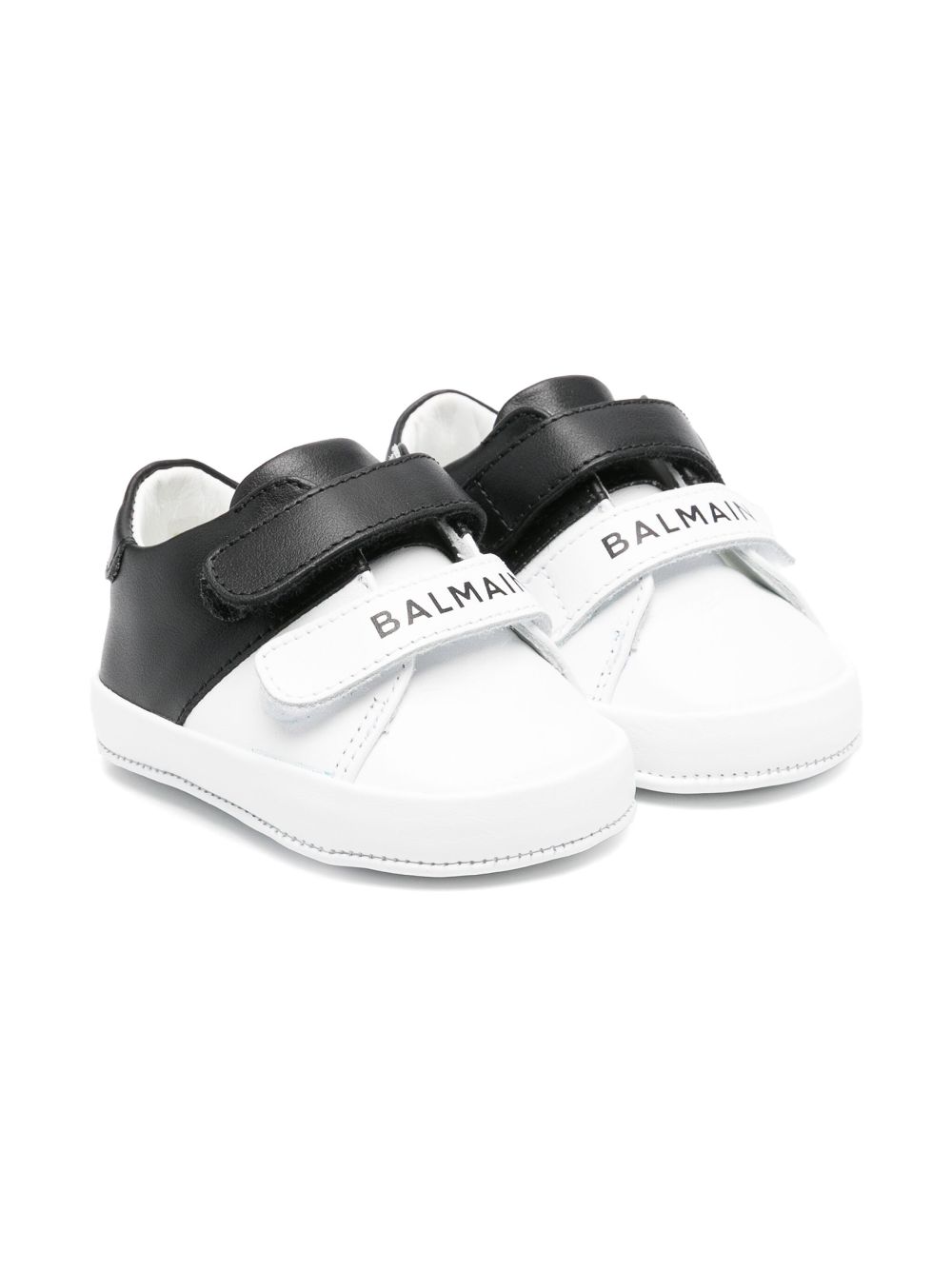 Balmain Kids Leren sneakers Wit