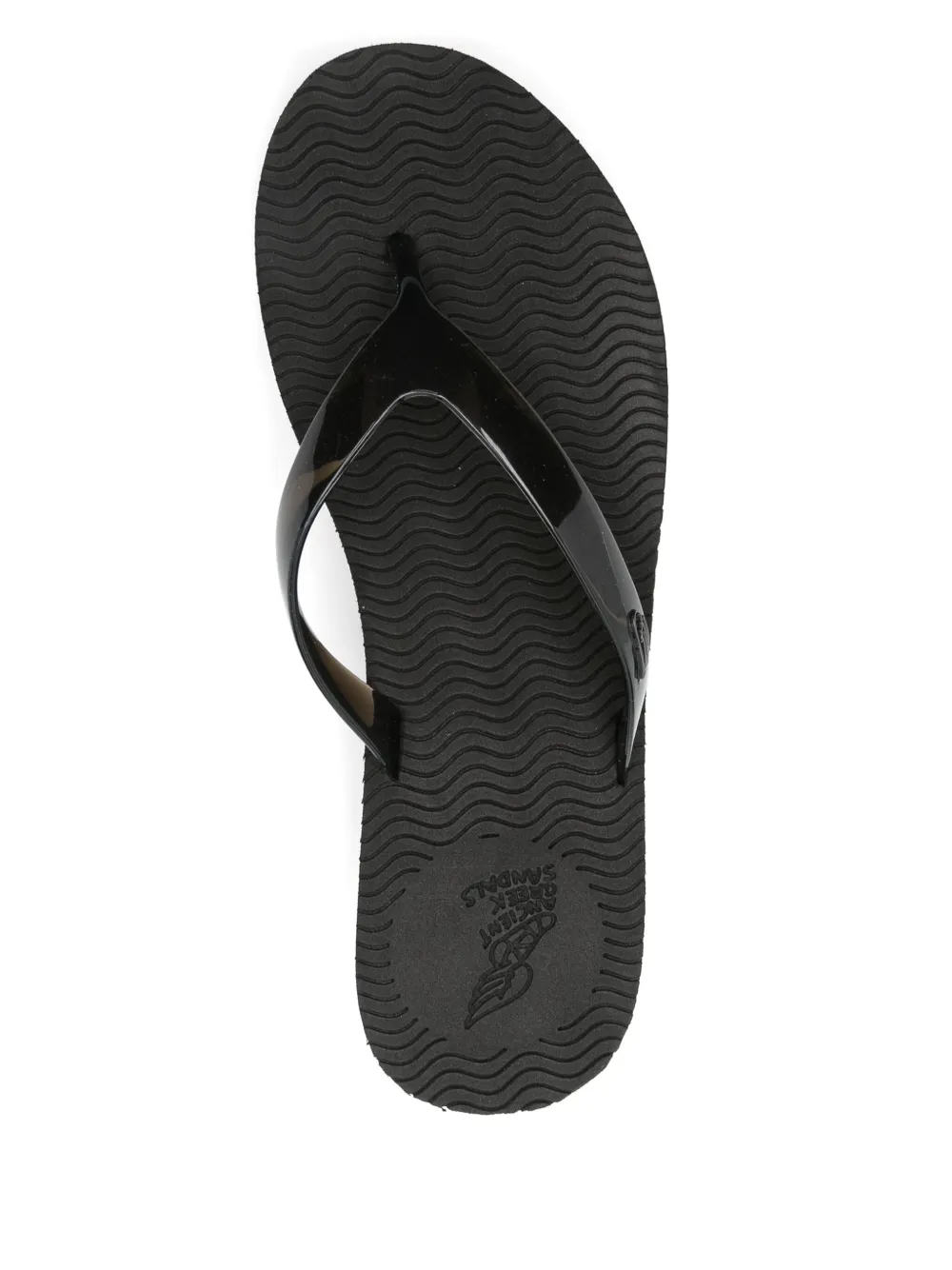 Ancient Greek Sandals 80mm Etheria sandals Black
