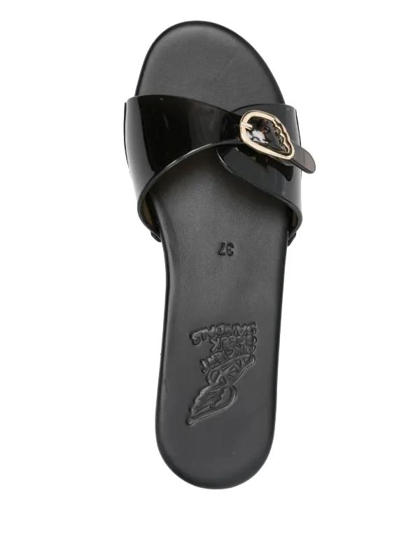 IENA 新品未使用ANCIENT GREEK SANDALS 黒　37 VERMEIL par iena（ヴェルメイユパーイエナ）の「【ANCIENT