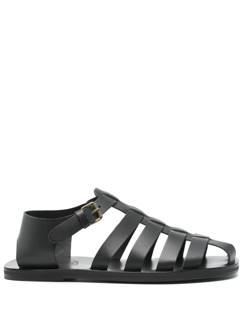 Ancient Greek Sandals Nestoras sandals Black