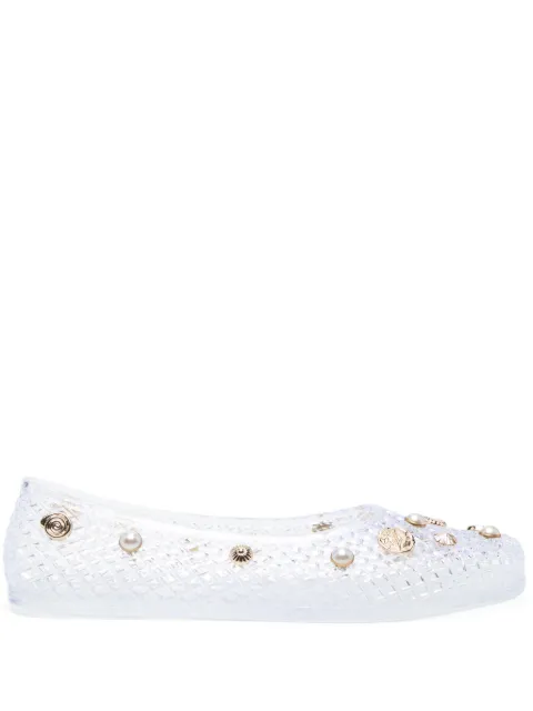 Ancient Greek Sandals باليرينا 'إيرو' بنعل مسطح