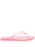 Ancient Greek Sandals translucent-design flip flops - Pink