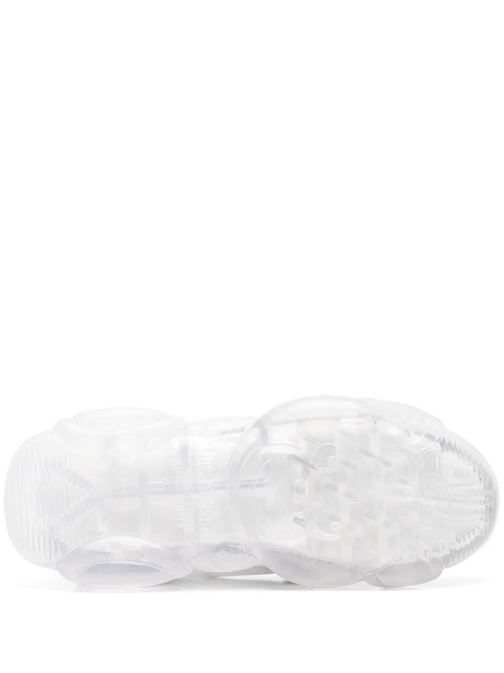 Moschino clear-sole sneakers White