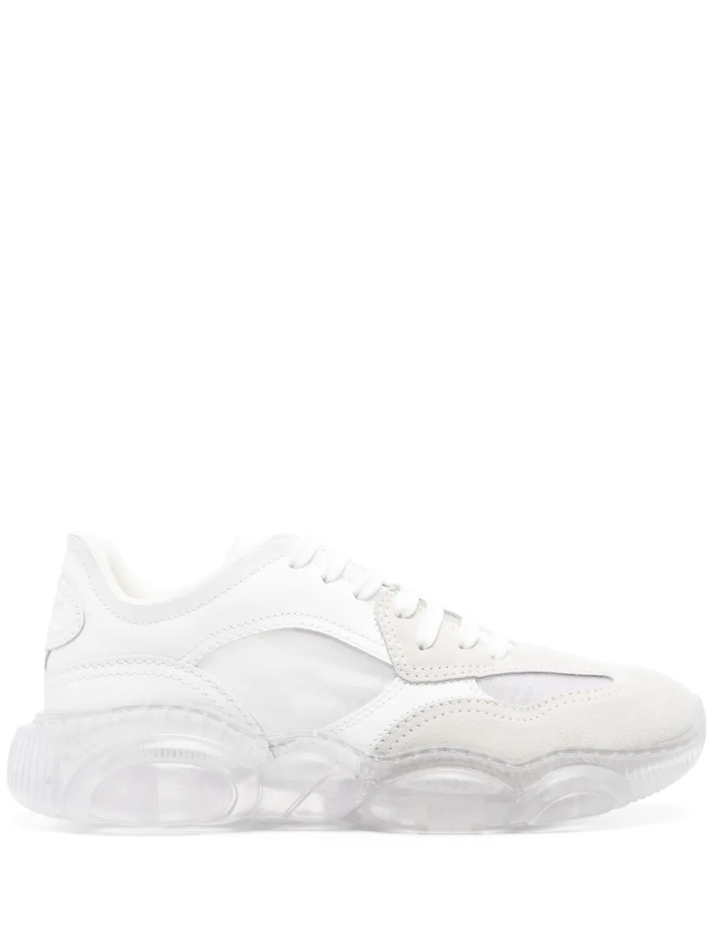 Moschino clear-sole sneakers White