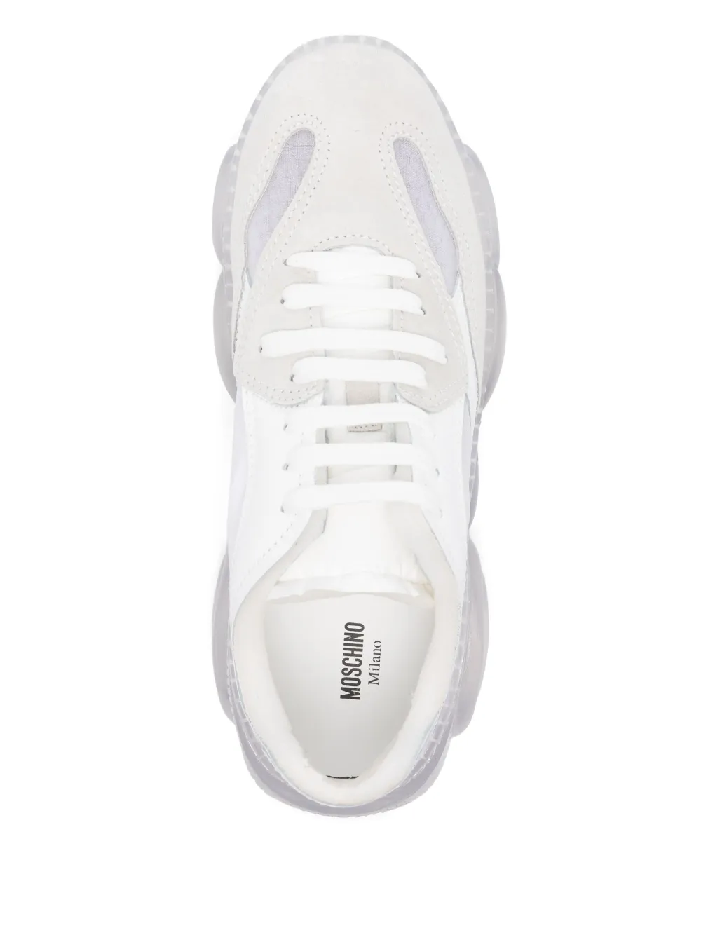 Moschino clear-sole sneakers White