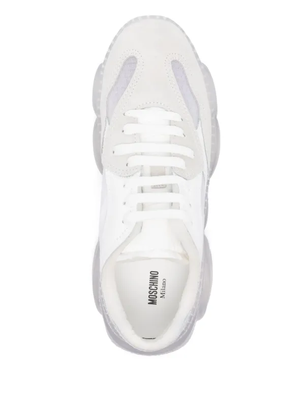 スニーカー MOSCHINO Canvas sneakers White MA15053G1MMW0 Moschino Canvas Sneakers White - Wanan Luxury