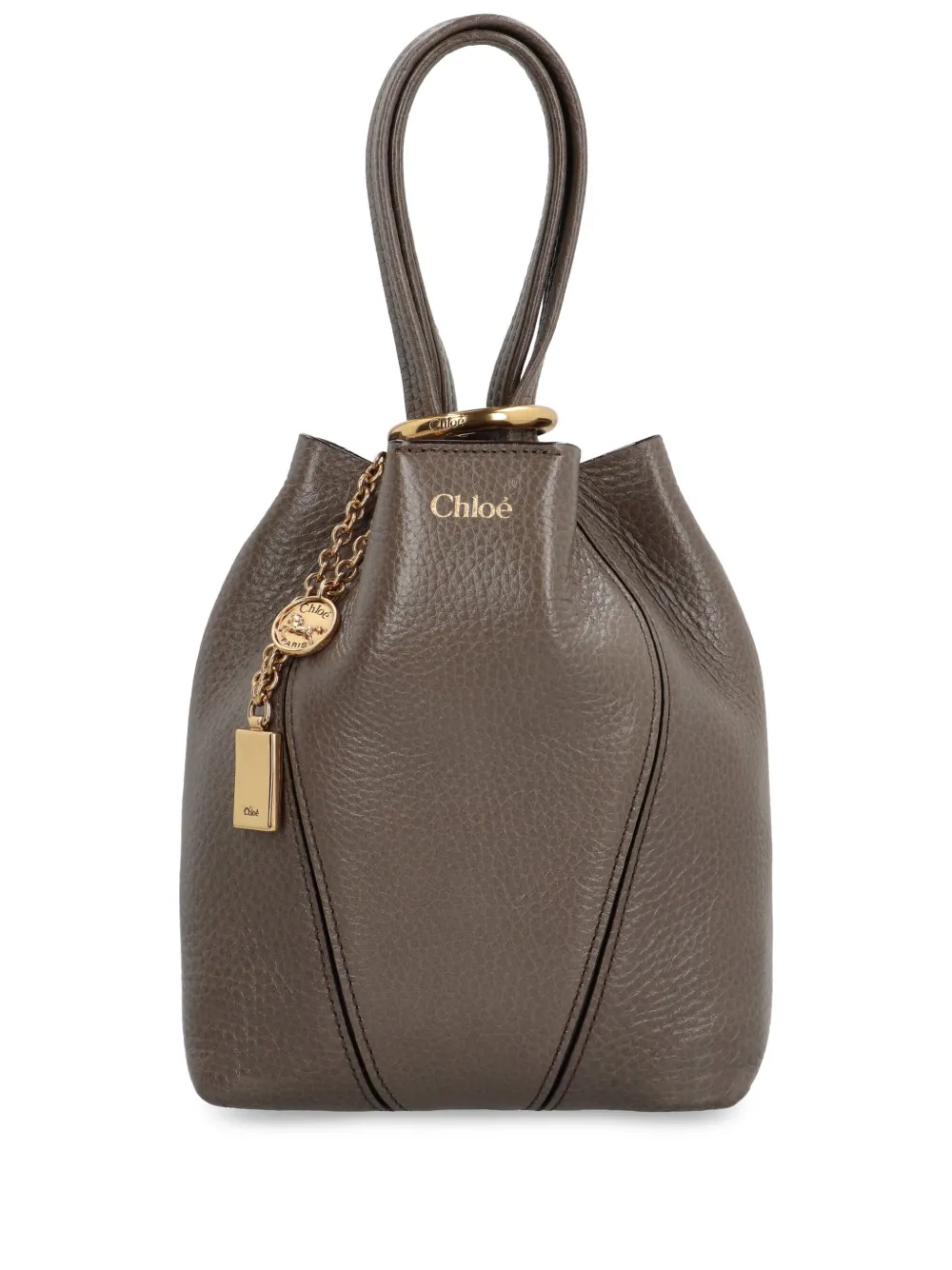 Chloé Borsa tote Spin piccola - Marrone