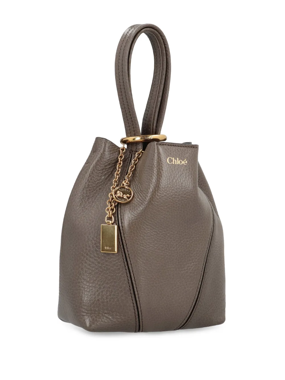  Chloé Petit Sac à Main Spin - Marron 