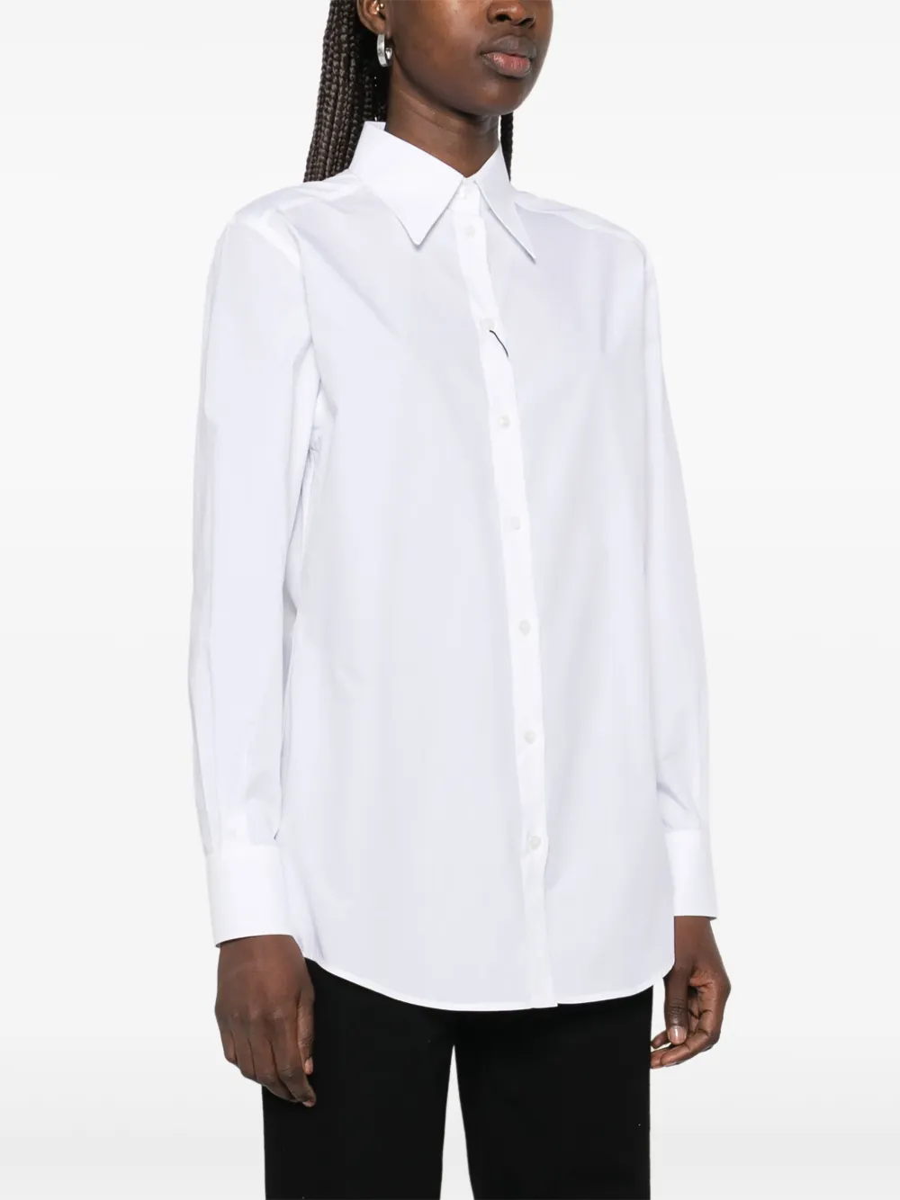 Dolce & Gabbana Popeline blouse Wit