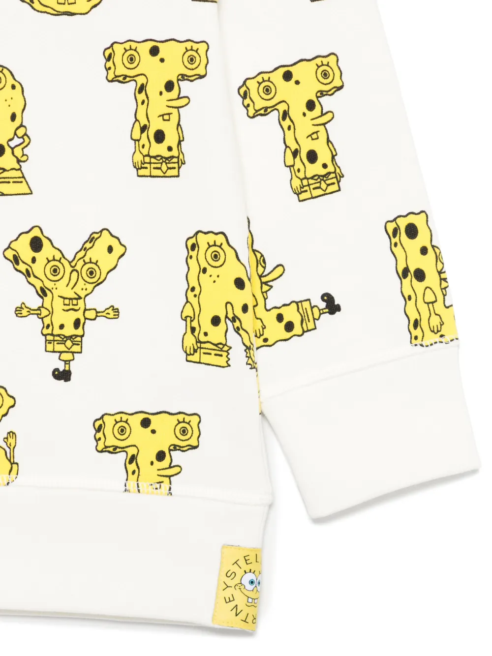 Stella McCartney Kids x SpongeBob SquarePants T-shirt met print Wit