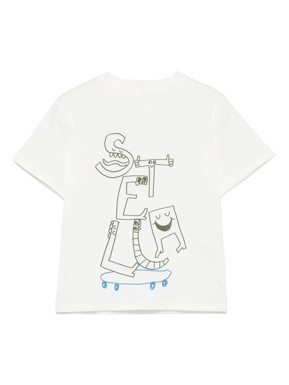 Stella McCartney Kids playera con estampado gráfico | blanco | Image 1