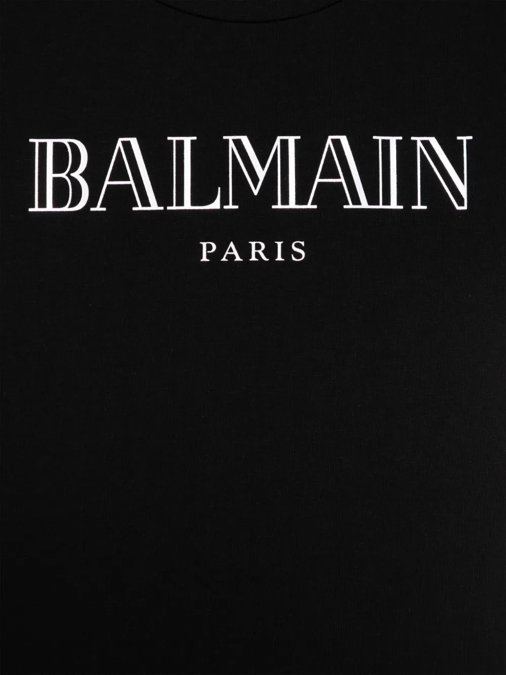 Balmain Kids T-shirt met logoprint Zwart