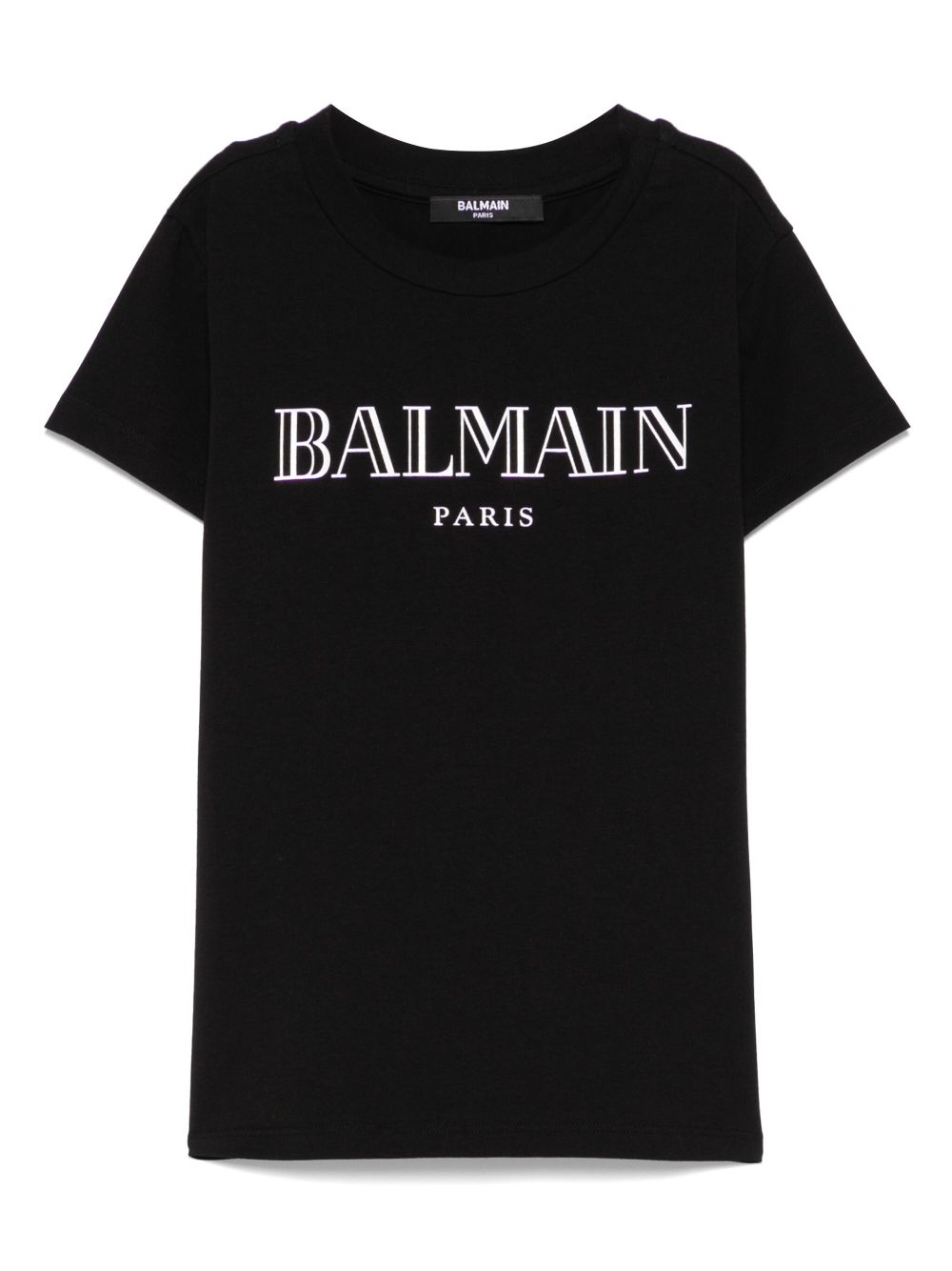 Balmain Kids logo-print T-shirt - Black