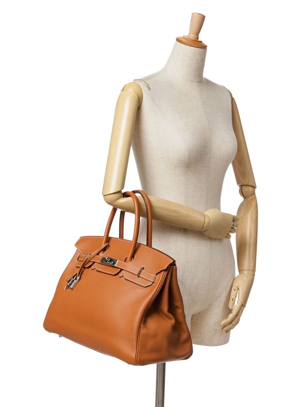 Hermès Pre-Owned 2010 Swift Birkin Retourne 35 handbag - Bruin