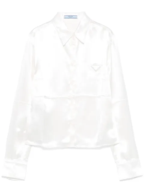 Prada satin shirt