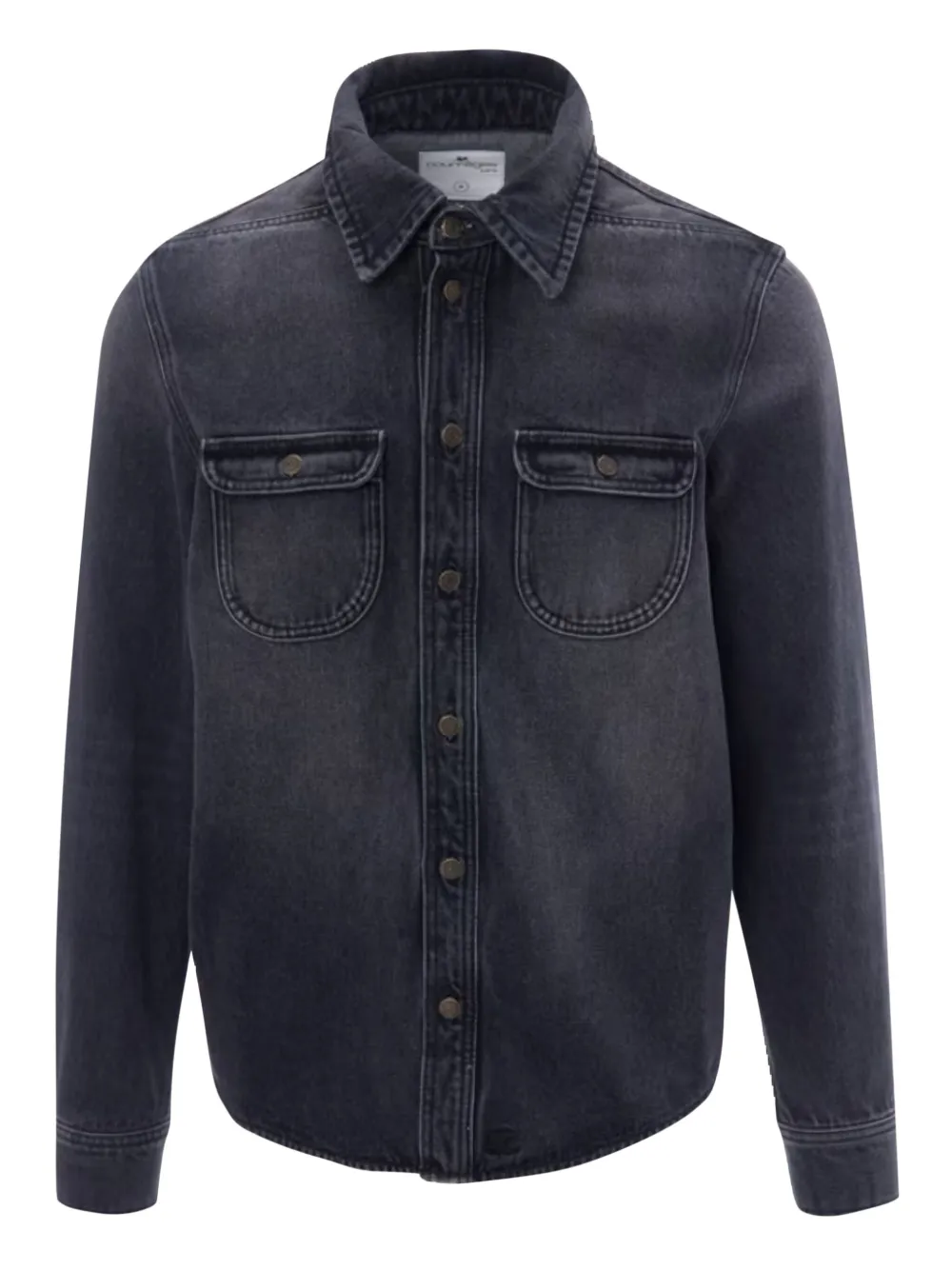 Courrèges denim flap-pocket shirt