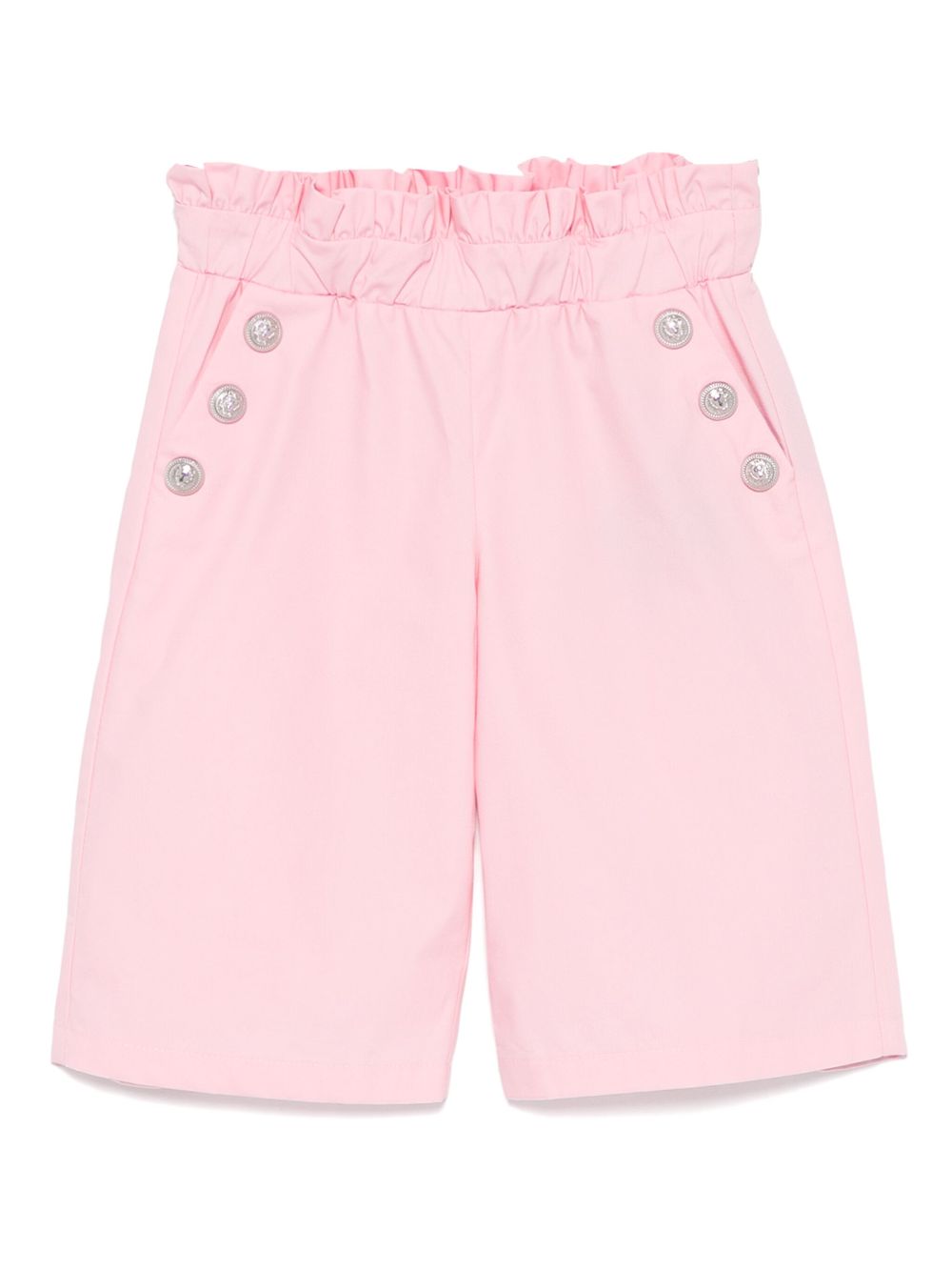 Balmain Kids button-embellished trousers - Pink