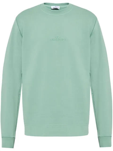 Stone Island sudadera con logo bordado