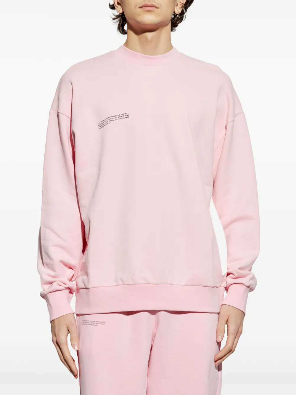 Pangaia Sweater van biologisch katoen - Roze