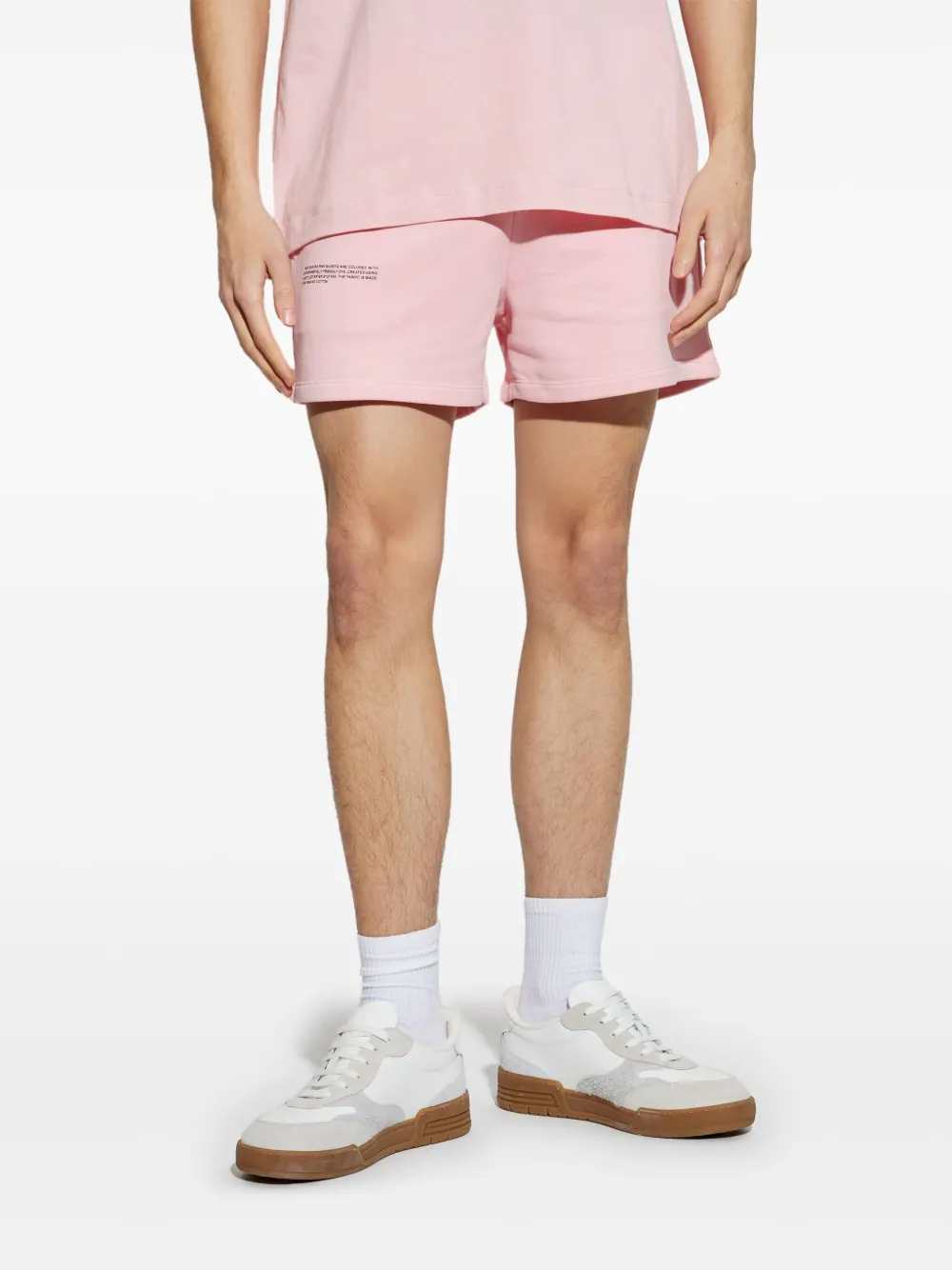 Pangaia Katoenen shorts - Roze