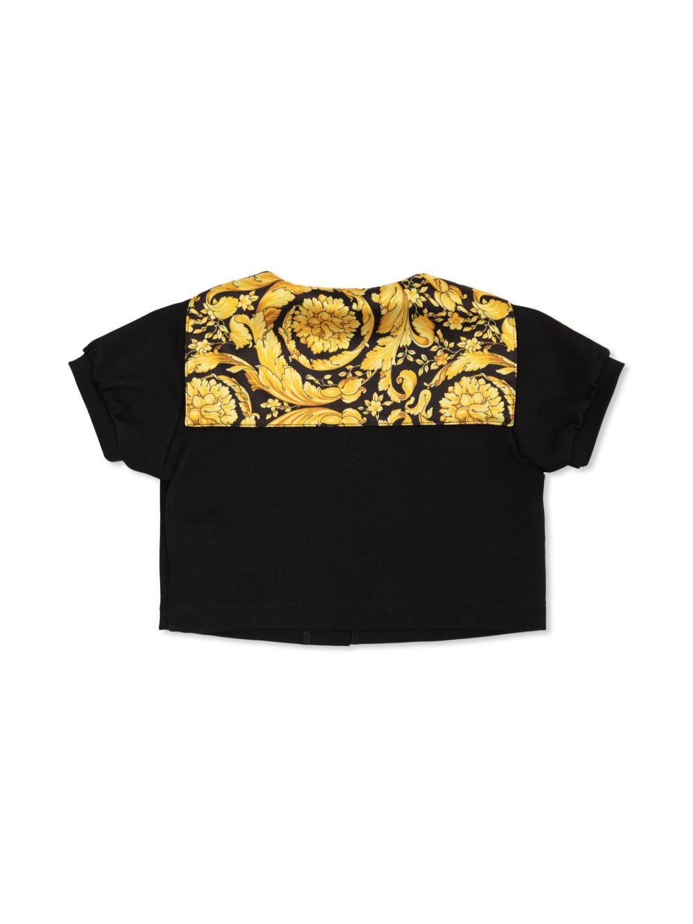 Versace Kids barocco-print shirt - Black