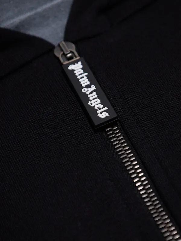 Palm Angels Cotton Hoodie | Black | FARFETCH