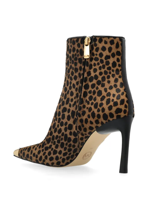 マイケルコース★Kasia Cheetah Print Calf Hair Boot Michael Michael Kors Kasia Boots | Brown | FARFETCH JO