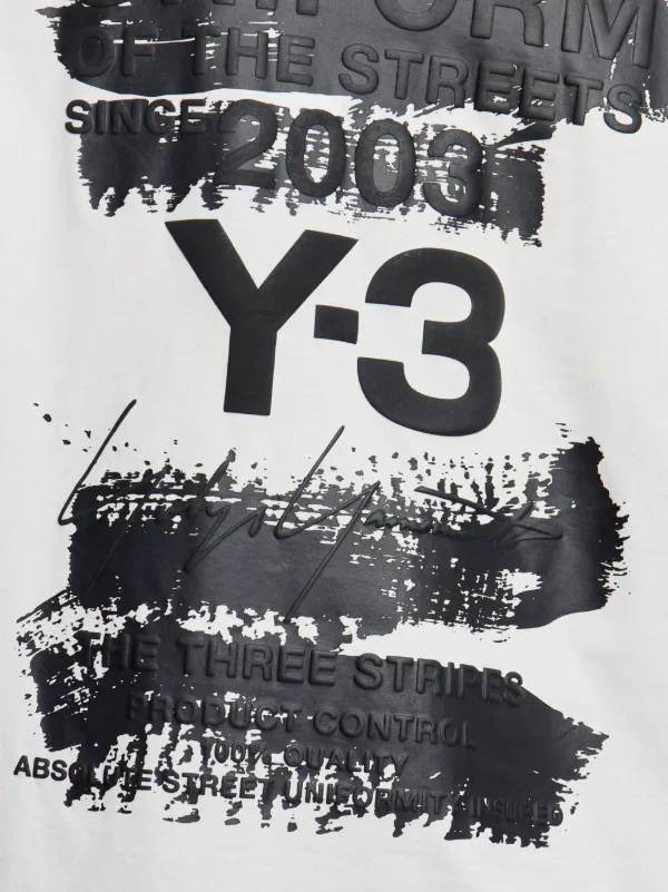 Tシャツ・カットソー Y-3 Logo print T-shirt Y-3 Logo-print cotton-jersey T-shirt | THE OUTNET