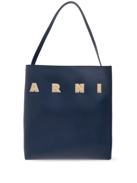 Marni tote con parche del logo