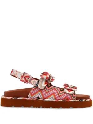 サンダル・ミュール MISSONI MWF111 Sandals Brown Clea sandals in brown - Missoni | Mytheresa
