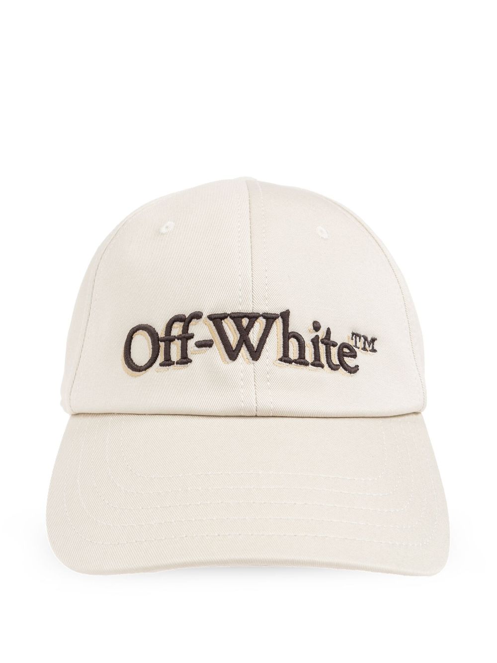 Off-White Bookish honkbalpet Beige