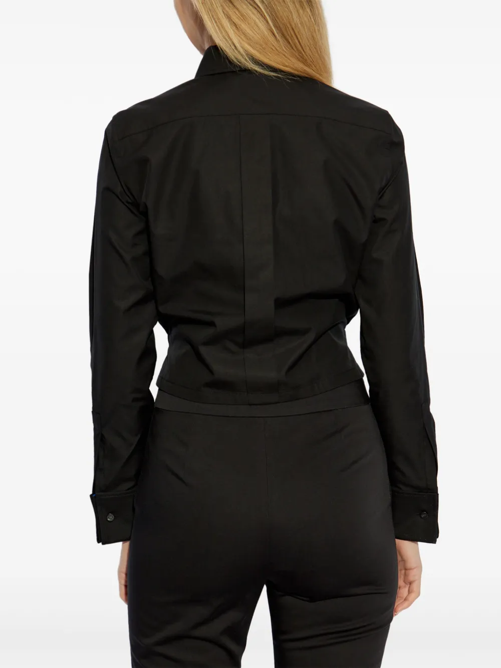 Max Mara Katoenen blouse Zwart