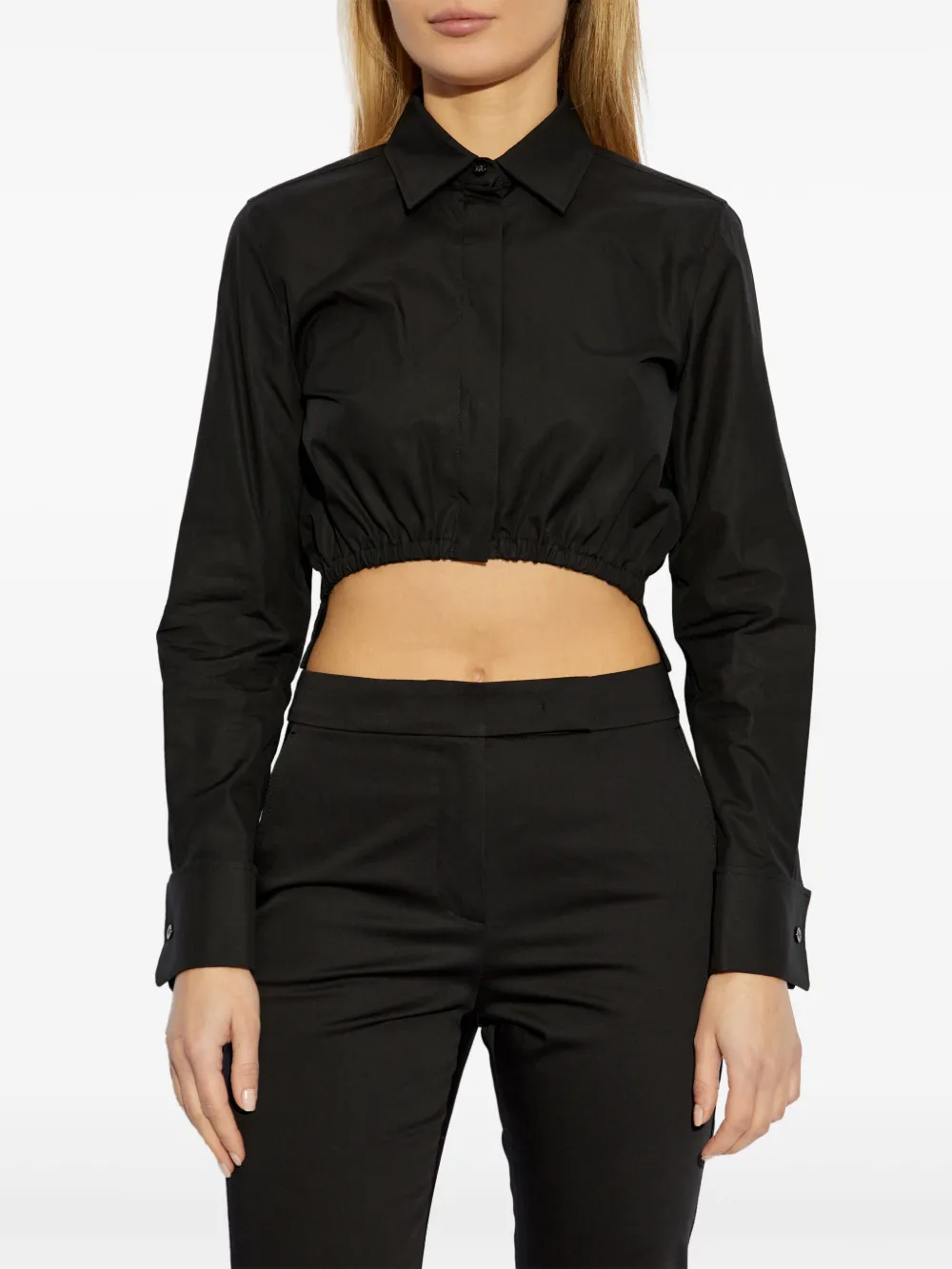 Max Mara Katoenen blouse Zwart